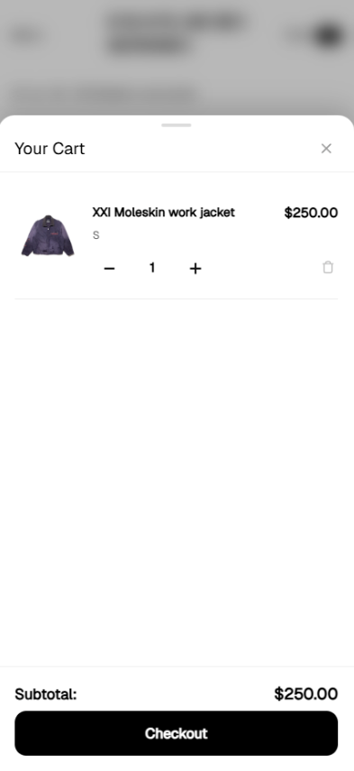 Persistent Cart System