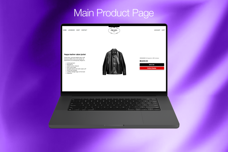 Main Product Customization